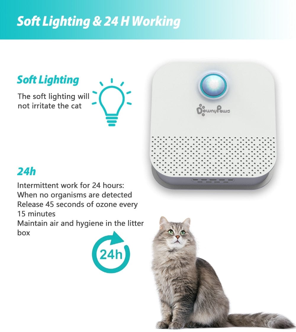 Odor control solutions for cat litter boxes self cleaning litter