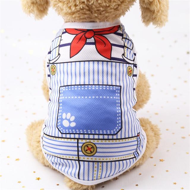 Breathable cat vest for summer cat clothes vest