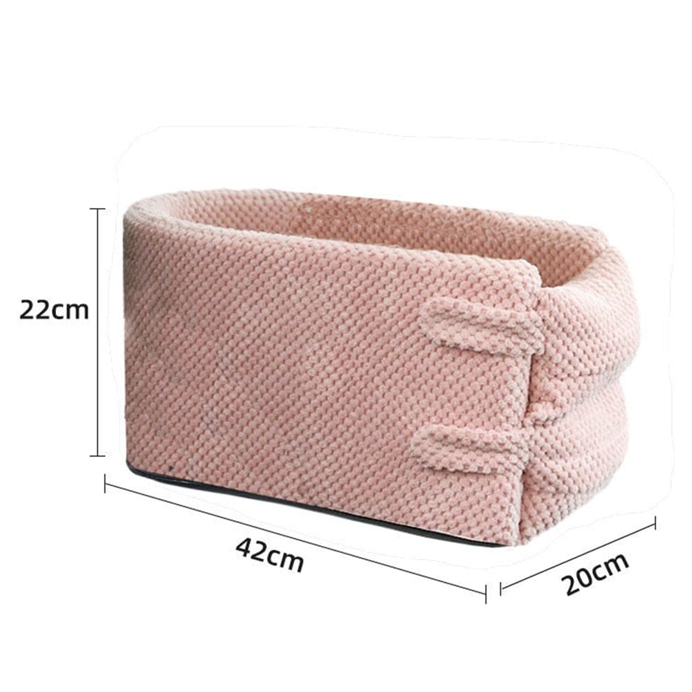 Portable armrest pet carrier designed for cat travel
