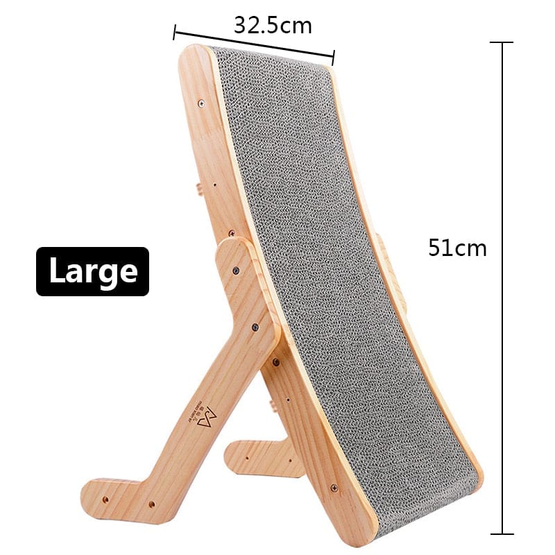 Wood cat scratcher furniture cat bed scratcher