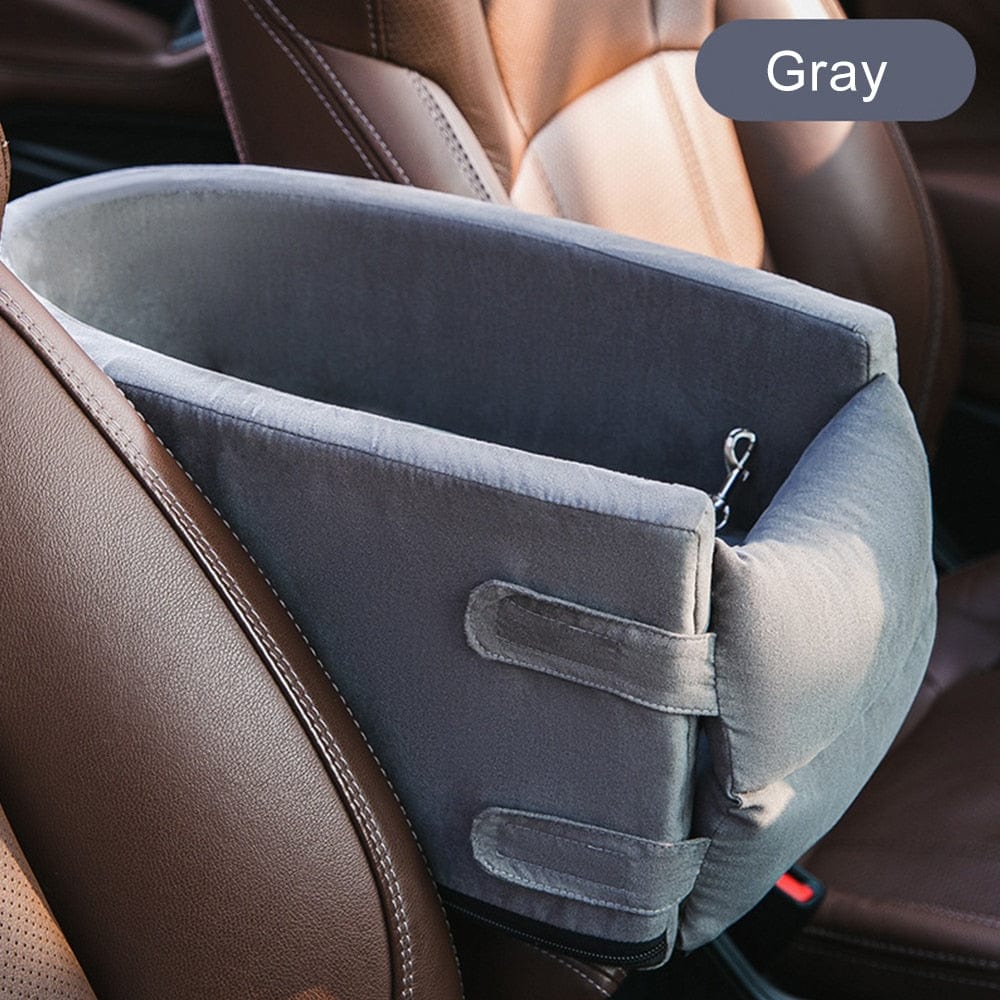 Compact cat car carrier with armrest attachment Portable Armrest Cat Car Carrier