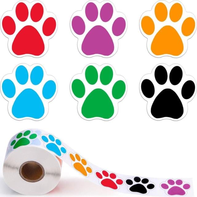 Decorative cat paw tape for gift wrapping stickers dog paw