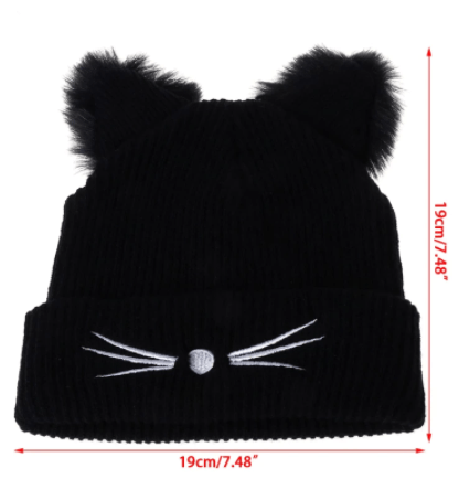 Earflaps Hat For Cat Lovers