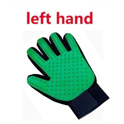 adjustable pet grooming glove for all hand sizes