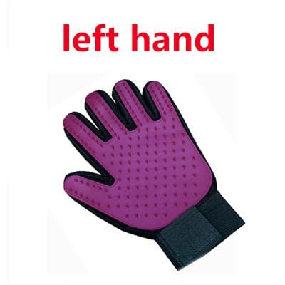 pet grooming glove for wet and dry use