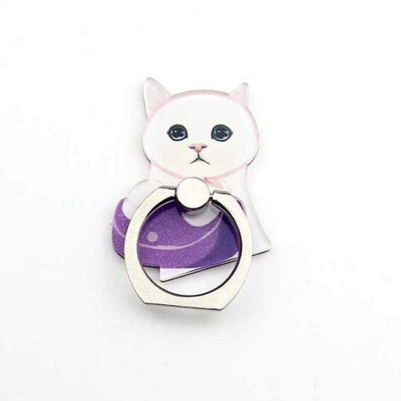 Cat Support Resin Mobile Phone Holder