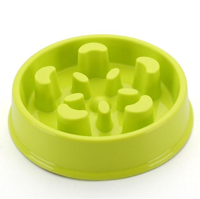 slow feed cat bowl wet food
