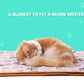Best soft flannel cat sleeping blanket