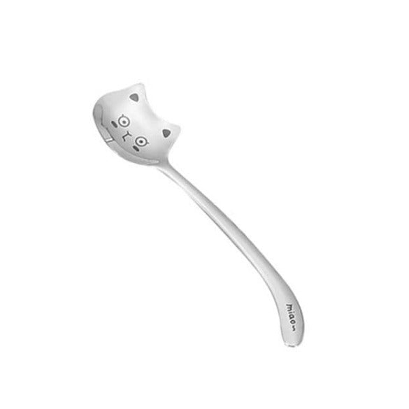 Cute Hugging Kitty Spoons cat coffee spoon long handle