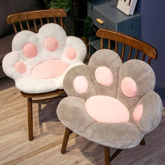 High-Quality Cat Paw Pillow Cute Cat Paw Back Pillows Plush Chair Cushion Animal Child Seat Cushion Sofa Mat Home Sofa Indoor Floor Winter Decor Gift