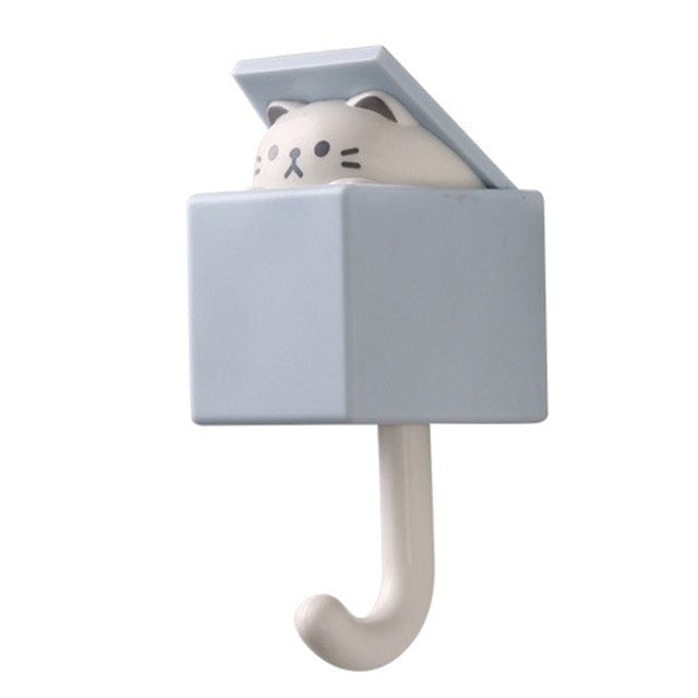 Cat lover's bathroom hooks cute hooks
