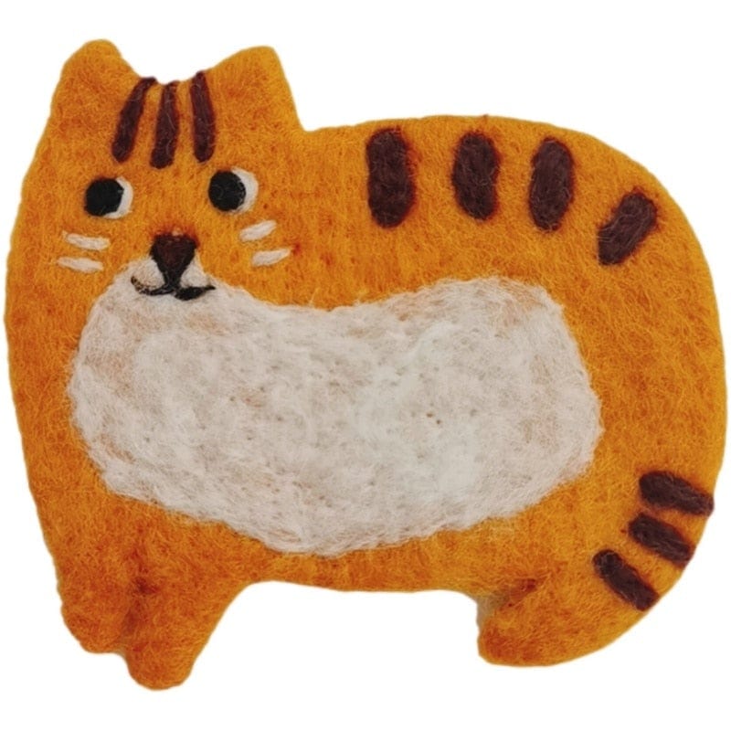 Cat-themed Coasters for Hot Beverages cat coaster felt