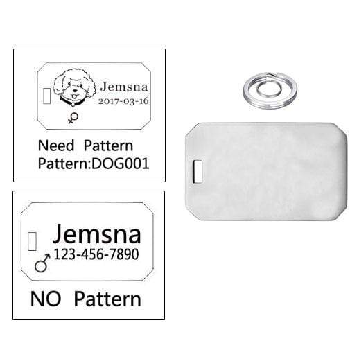 Personalized Engraved Cat Name ID Tag Anti-lost Dog and cat collar