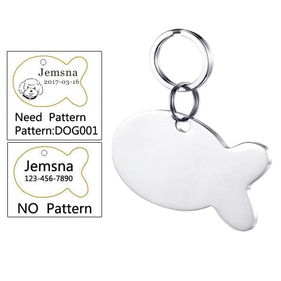 Personalized Enamel Pet Cat Id Custom Tag