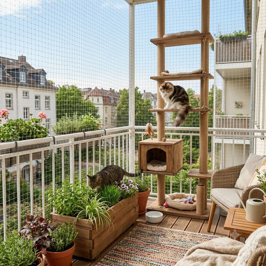 Safe Balcony Ideas for Cat Owners — Catios, Netting & More Tips