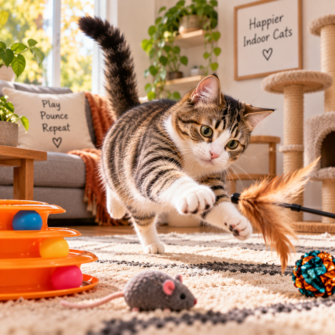 cat behavior, cat toys, cat boredom, cat guide, cat gifts