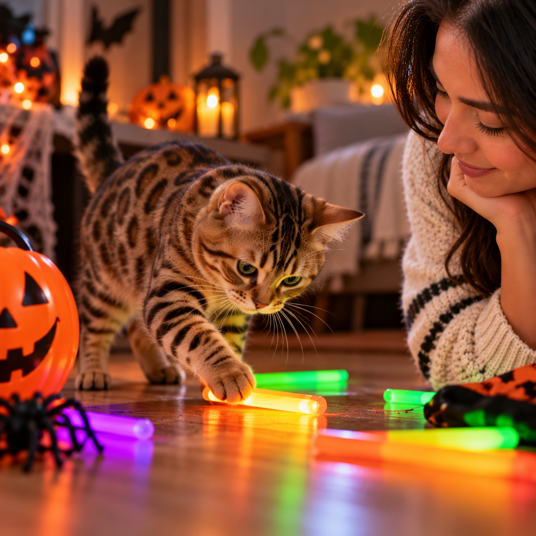 are glow sticks toxic to cats, cat bit glow stick, glow stick poisoning cats, cat drooling after glow stick, glow stick liquid cats, Halloween dangers for cats, what to do if cat eats glow stick