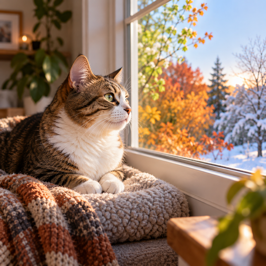 do cats know when the seasons change, can cats sense seasons changing, cat behavior changing with seasons, cats in fall, seasonal changes in cats, do cats know when winter is coming