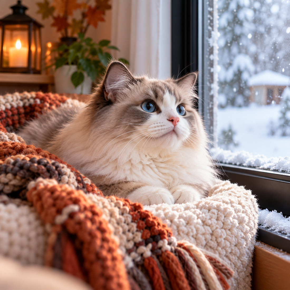 what temperature is too cold for cats, safe temperature for cats, do cats get cold, can cats get hypothermia, cats in cold weather, indoor temperature for cats