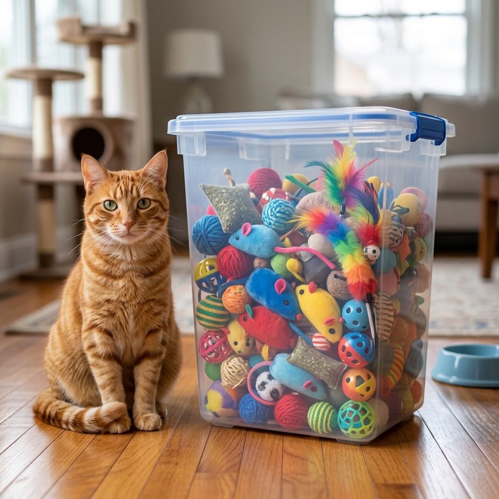 Best Storage Solutions for Cat Toys and Supplies (Organizing Guide)