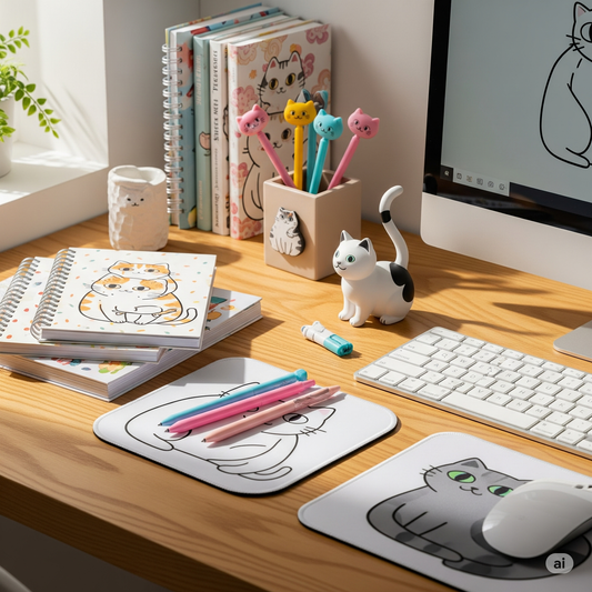 Looking for the Cutest Cat Lover Stationery and Desk Décor You Can Buy Online?