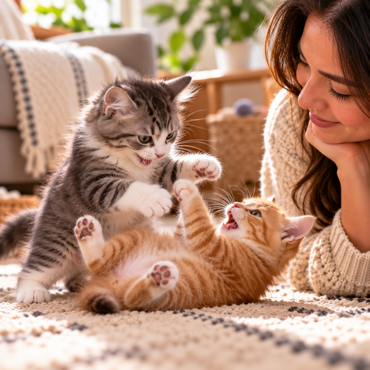 how to tell if kittens are fighting, kitten play fighting, kittens biting each other, kittens wrestling, kitten aggression signs, kittens hissing while playing, when to separate kittens