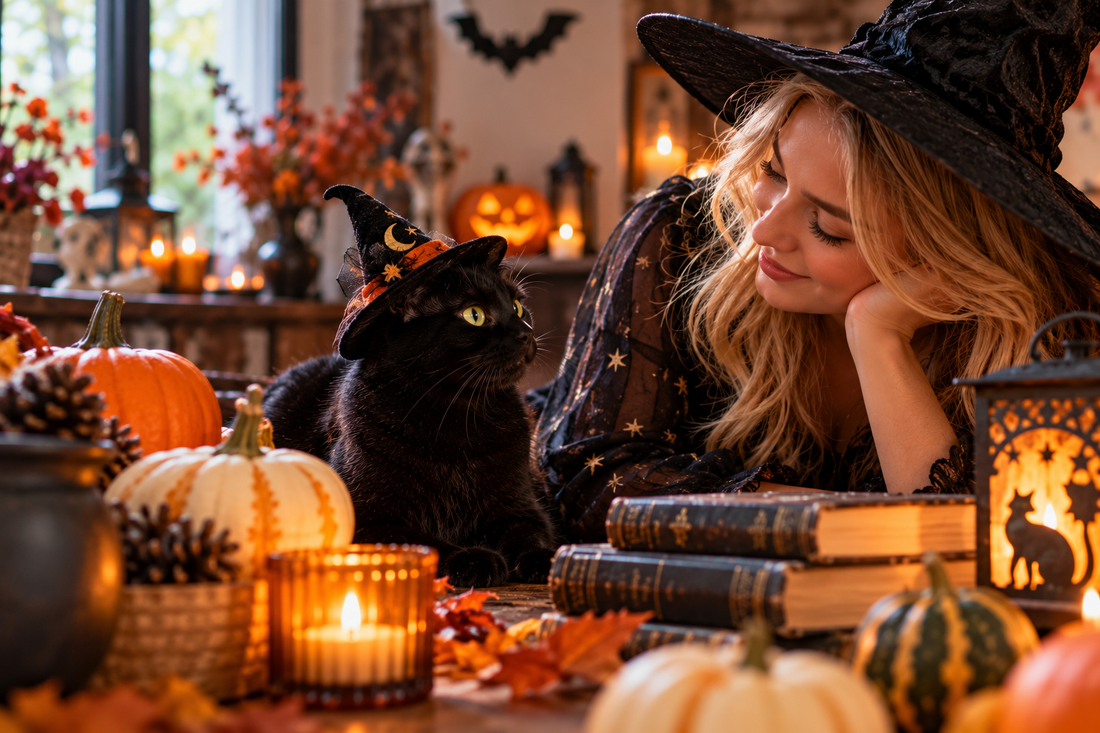 why are cats associated with witches, black cats Halloween history, cats and witchcraft folklore, black cat superstitions, witches familiar spirits, history of black cats