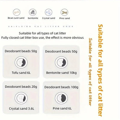 Activated Carbon Beads for 360° Cat Litter Odor Absorption