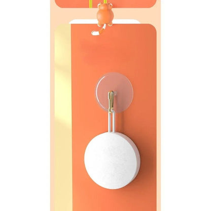 Adjustable elastic rope cat hanging toy for doors