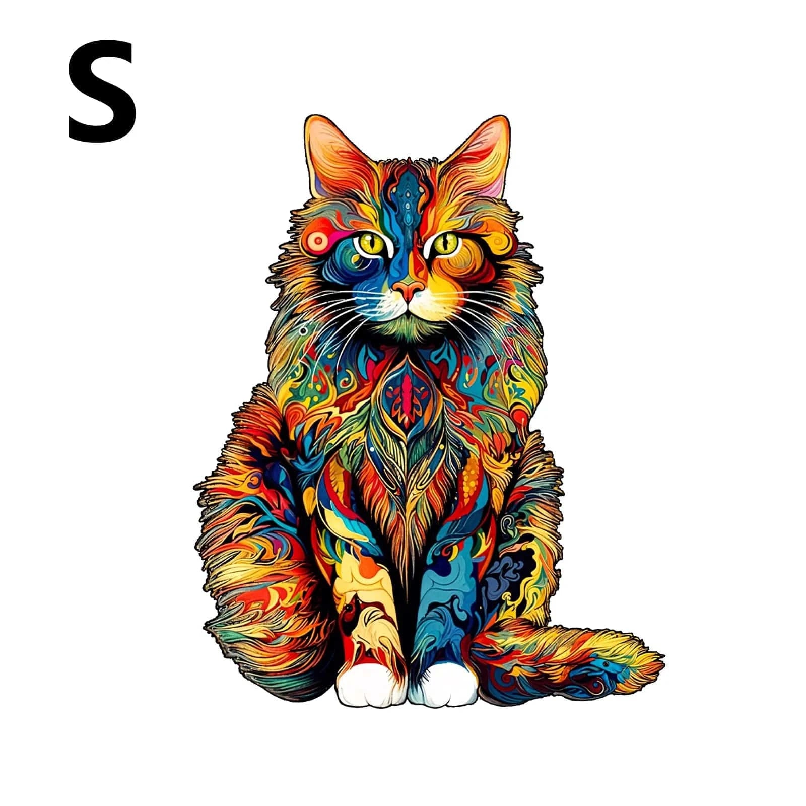 Best wooden jigsaw puzzle for cat fans aged 12 and above