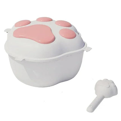 Cat-proof airtight food storage container