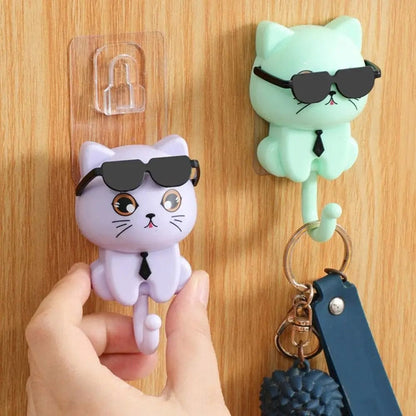 Cat Hooks Set – Entryway Storage Display