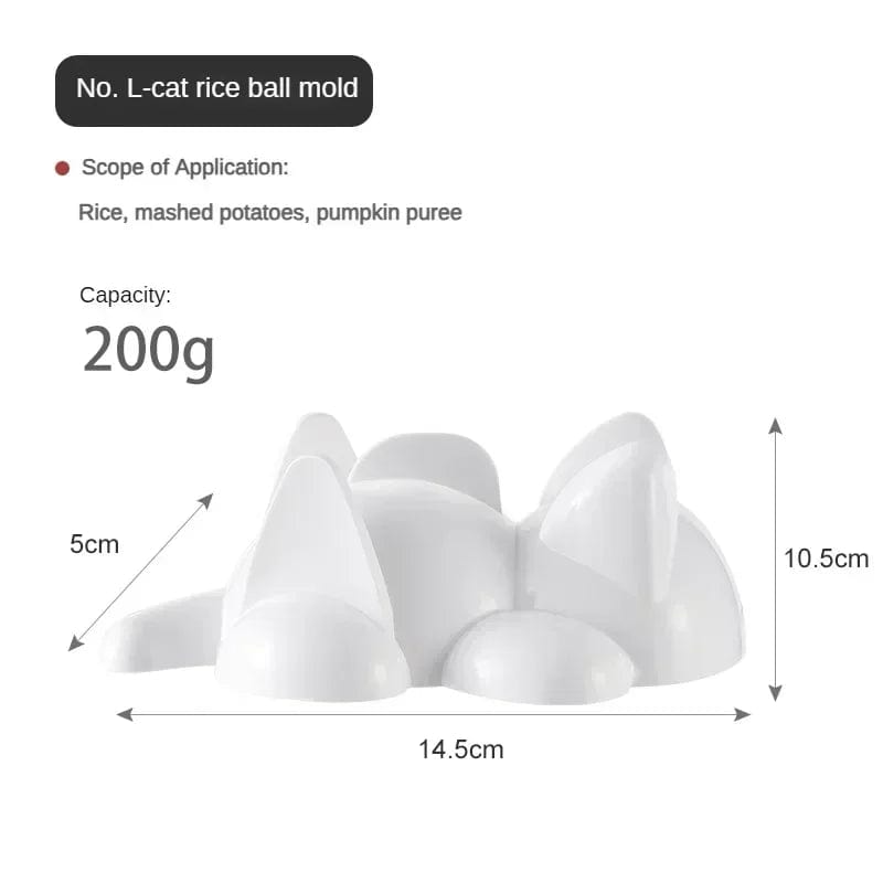Cat Rice Mold Size & Weight Details – Product Dimensions