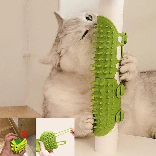 Cat Scratcher Massager & Hair Removal Brush


