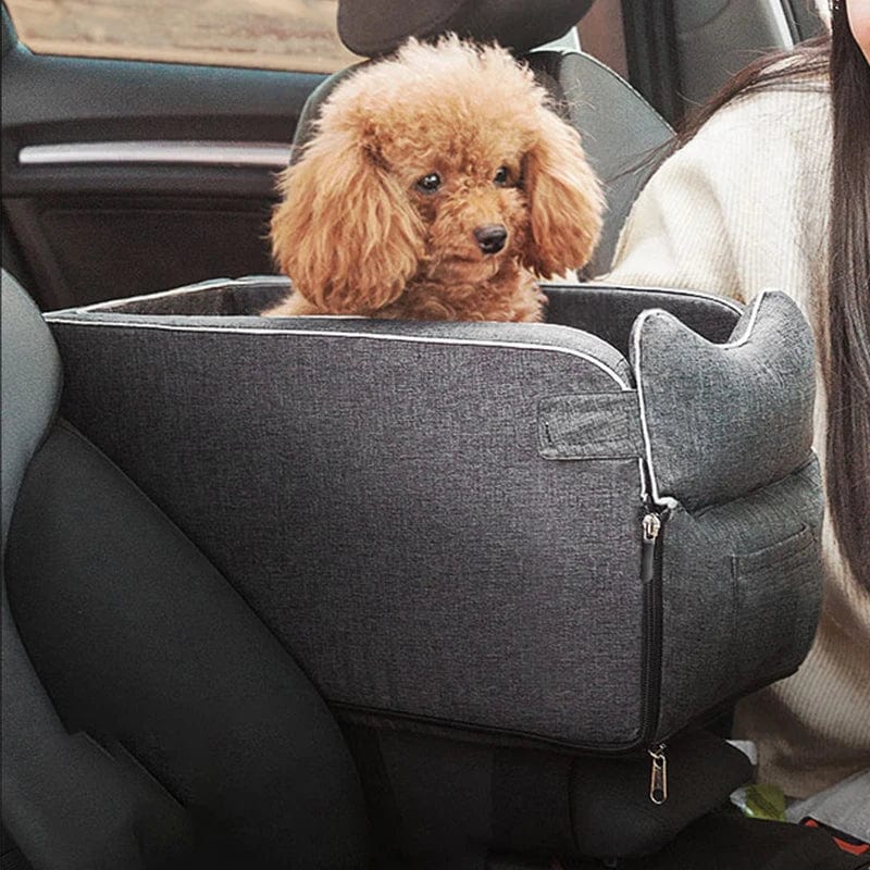 Comfortable and secure cat travel car seat

