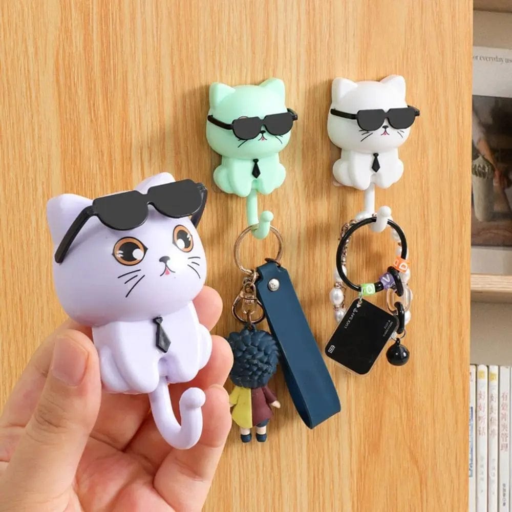 Cute Cat Hooks for Keys and Accessories
