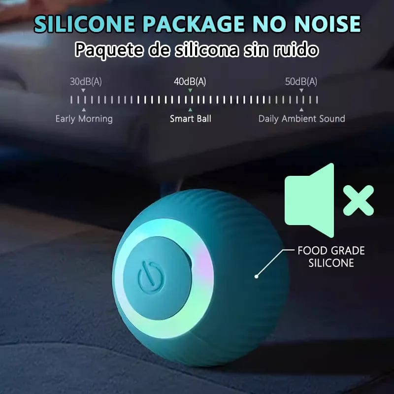 Electric smart cat ball with auto and touch modes

