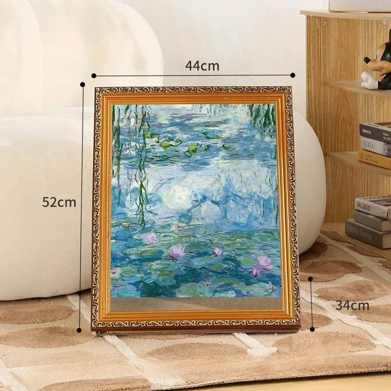 Elegant oil painting scratch boards for cats and homes
