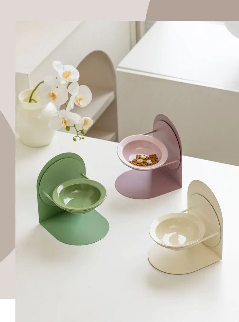 Elevated Cat Bowl Set – Multiple Color Options