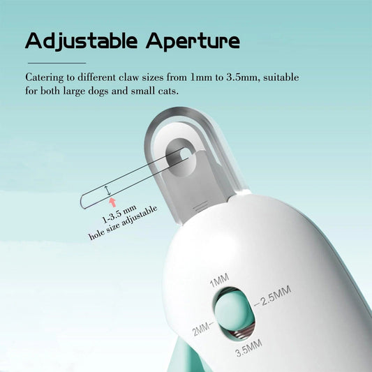 Ergonomic handle cat nail clippers for easy grooming