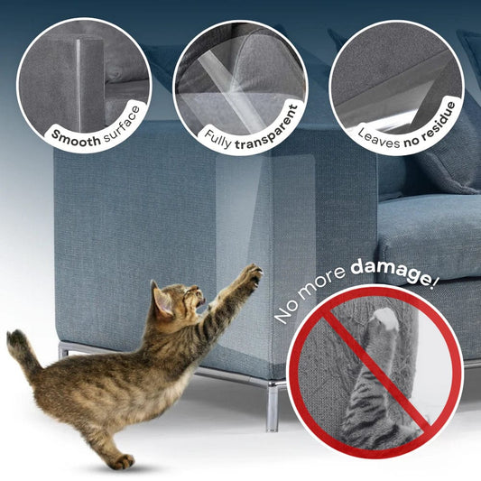 Cat Furniture Protectors Sofa cat Scratch Protection Paw Pads Scraper Training Tape Cat Scratch Protector Sofa Protection