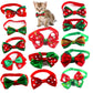 Christmas Cat Bow Tie Bow Strap