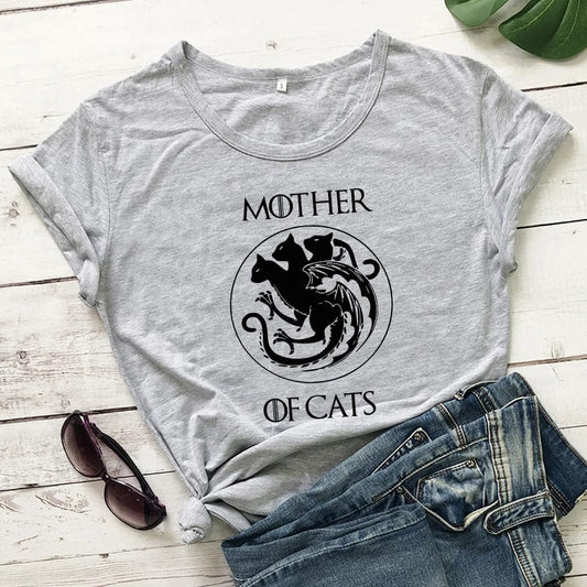 Mother of Cats GOT T-shirt