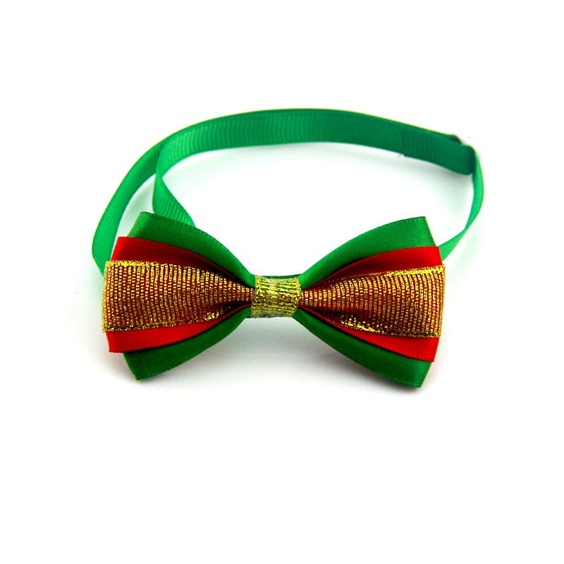 Christmas Cat Bow Tie Bow Strap