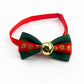 Christmas Cat Bow Tie Bow Strap