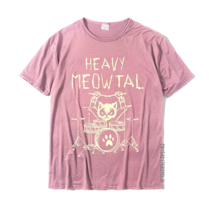 Heavy Meowtal Cat Metal Unisex T-Shirt eco-friendly design

