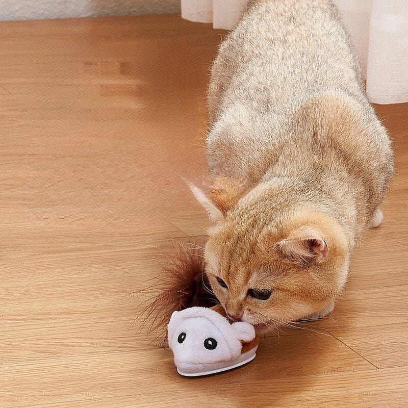 Best smart mouse toy for cats,Smart Cat Toys Electric Mouse Automatic Rolling Ball Cat Interactive Toys Pet Cat Toys Indoor Play Cat Accessories