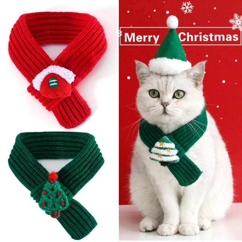Jolly Cat Holiday Scarf