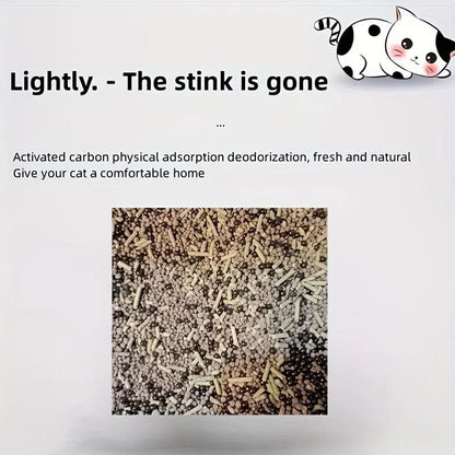 Low-Dust Cat Litter Deodorizer for Cleaner Surroundings