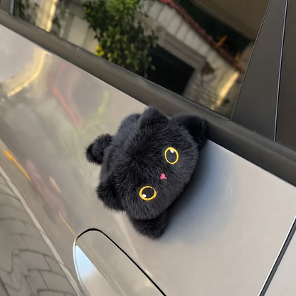 Magnetic Plush Cat Car Toy
